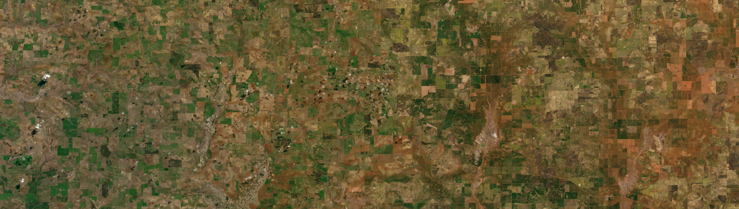 Aerial view of Gabbin, WA