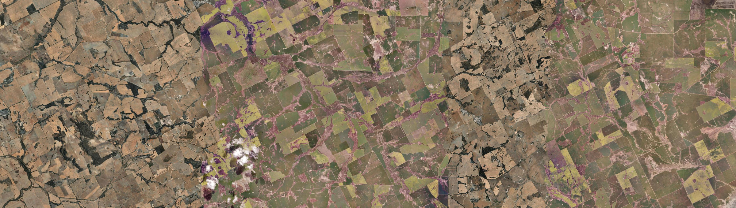 Aerial view of Doodenanning, WA