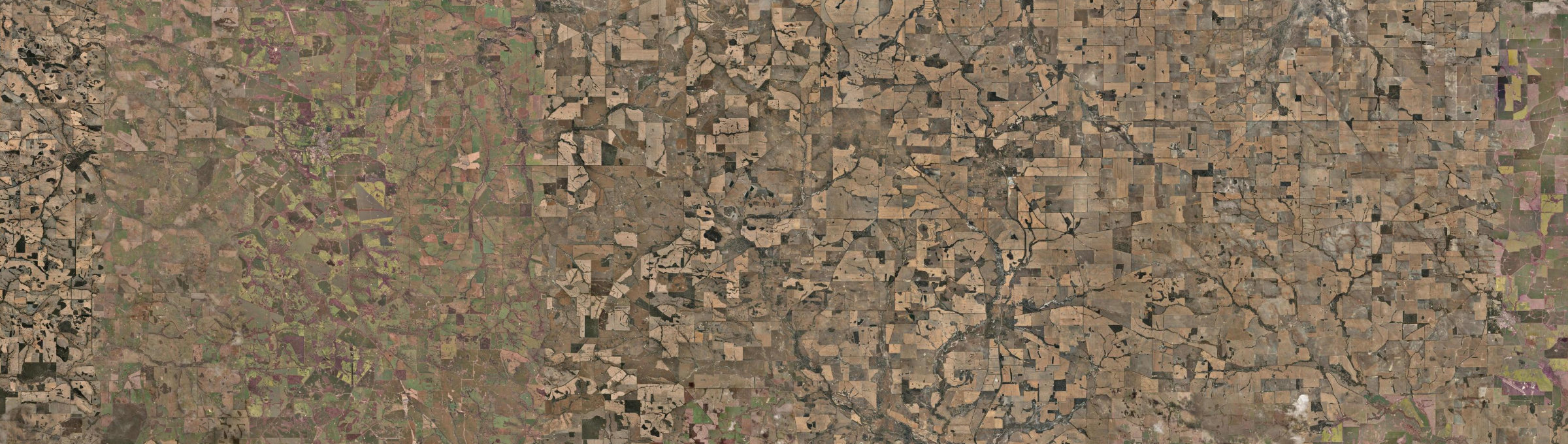 Aerial view of Broomehill West, WA