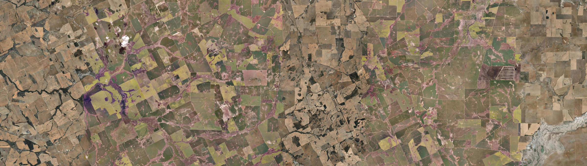 Aerial view of Youndegin, WA
