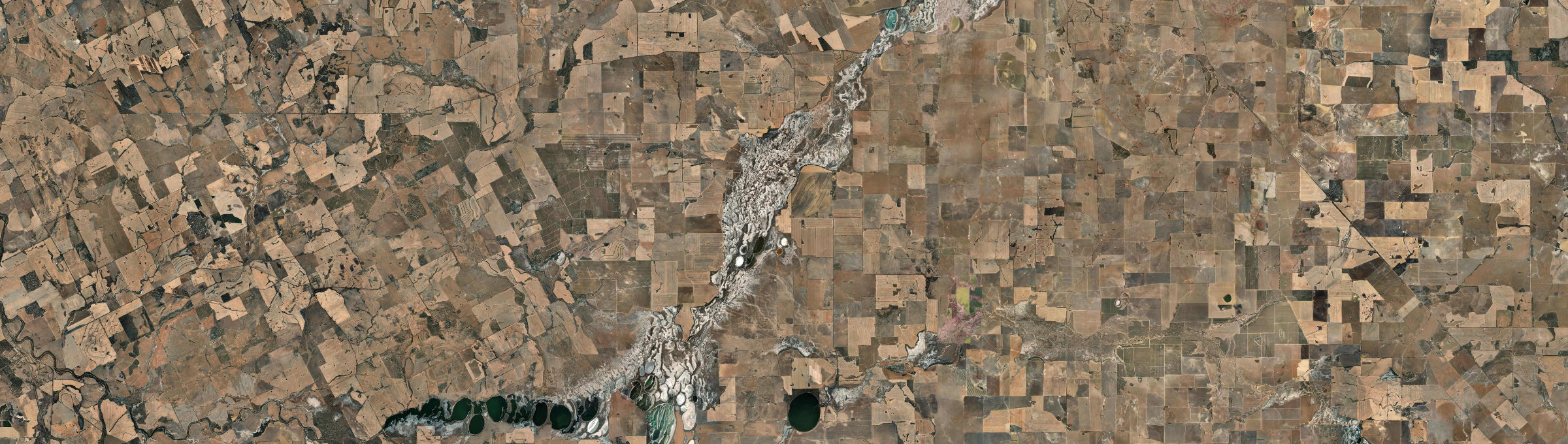 Aerial view of South Quairading, WA
