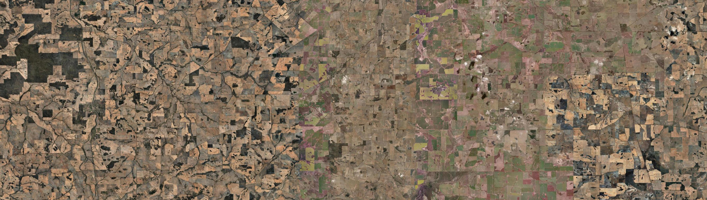 Aerial view of Wickepin, WA