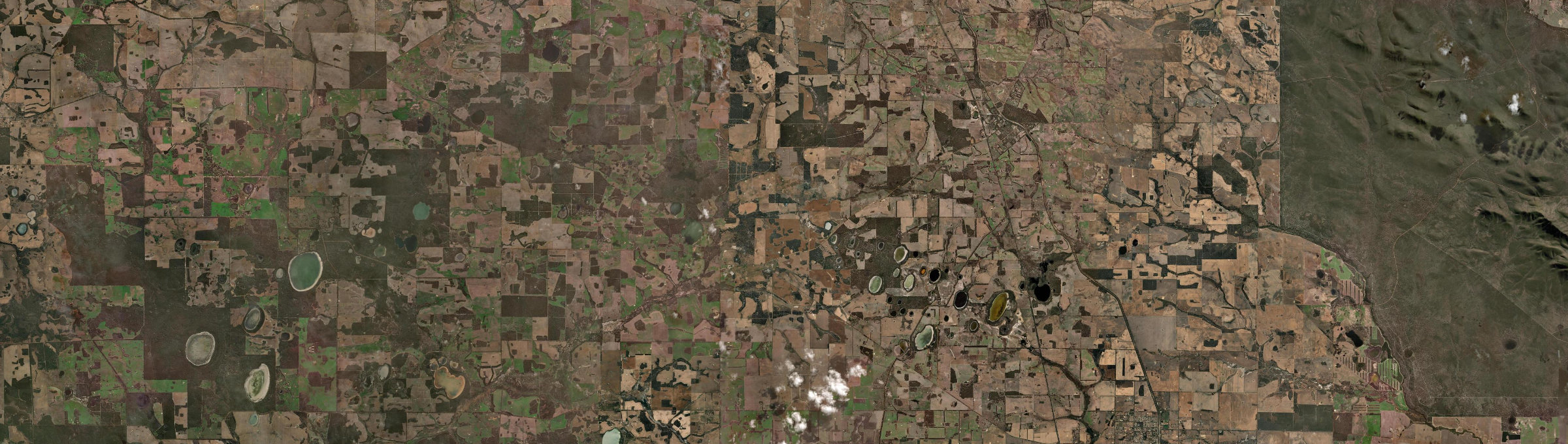 Aerial view of Tenterden (WA), WA
