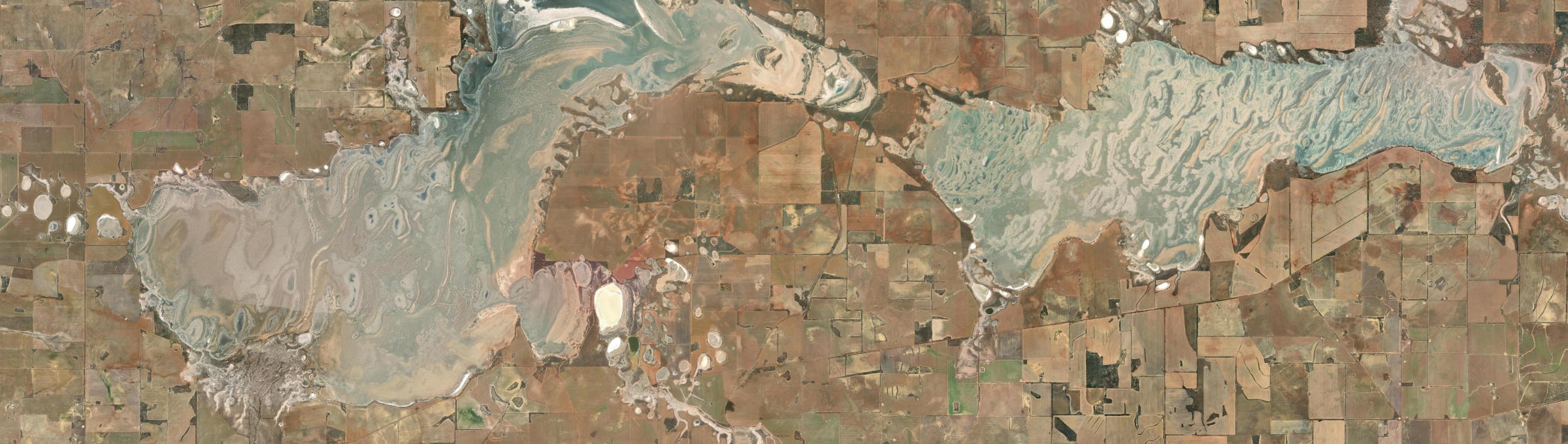 Aerial view of Cowcowing, WA