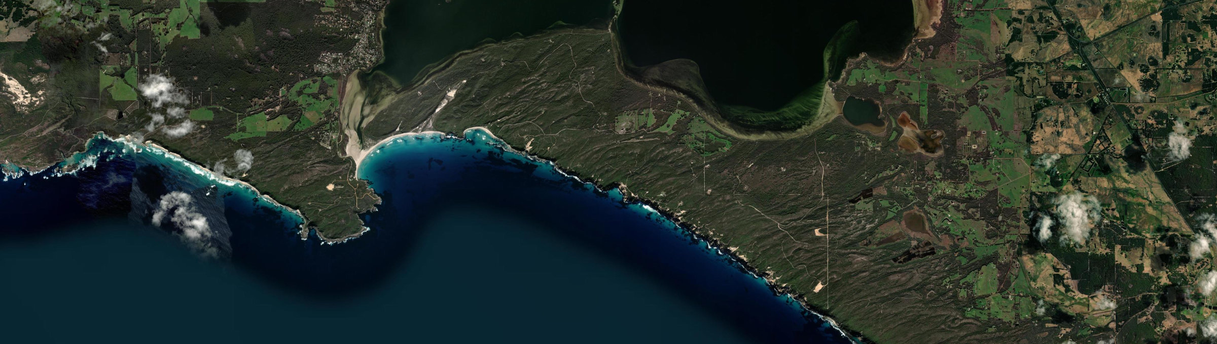 Aerial view of Nullaki, WA