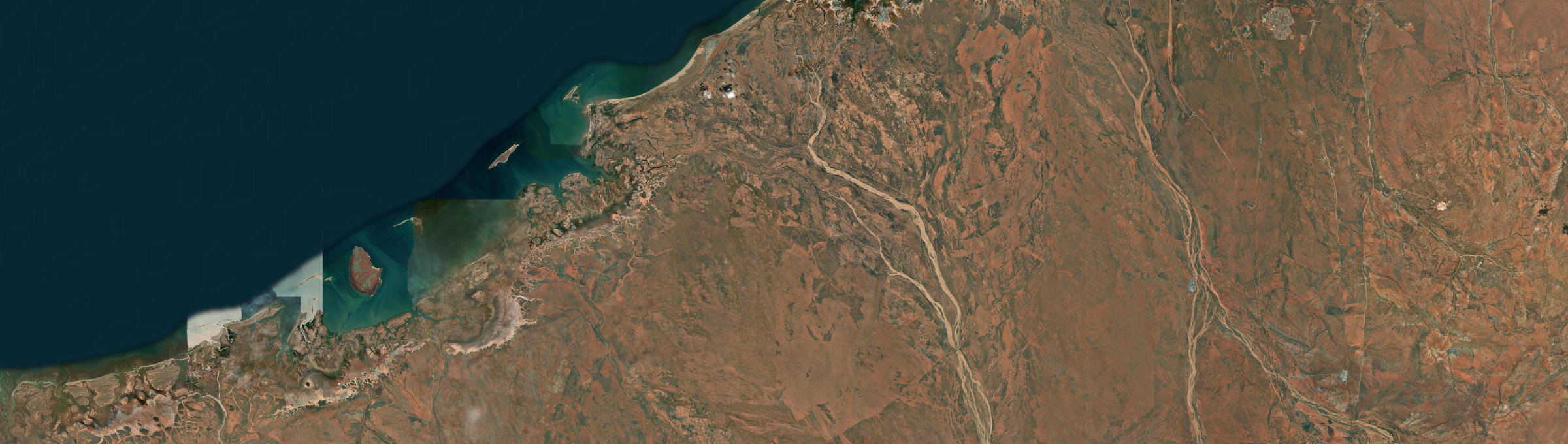 Aerial view of Mundabullangana, WA