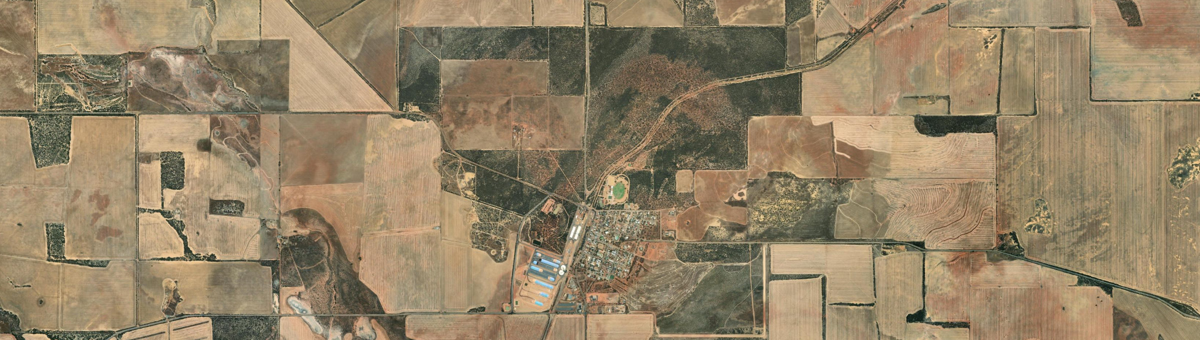 Aerial view of Koorda, WA