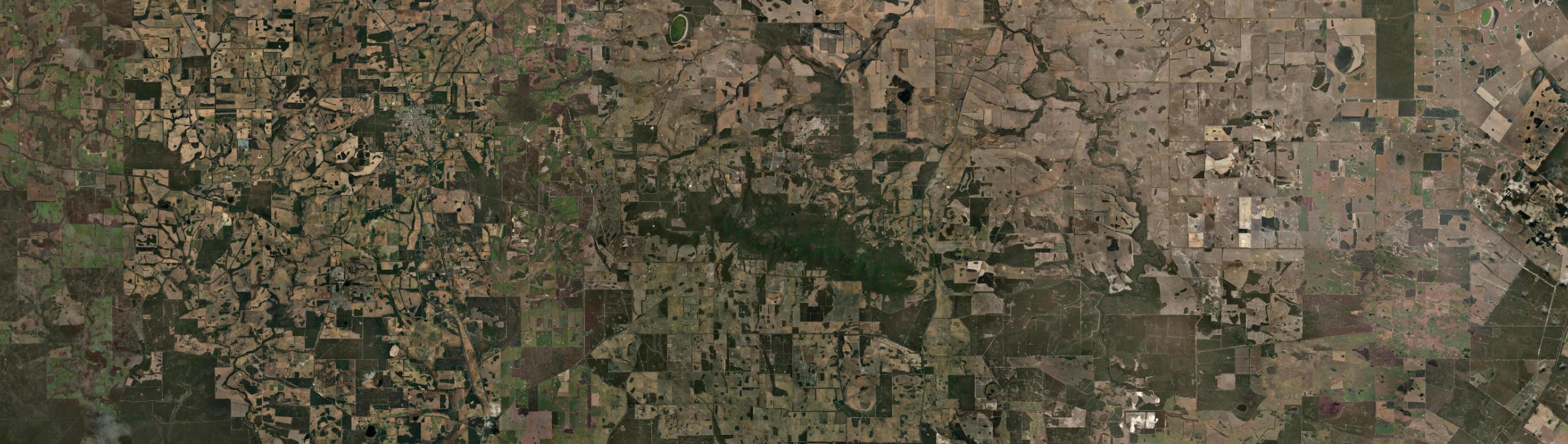 Aerial view of Porongurup, WA