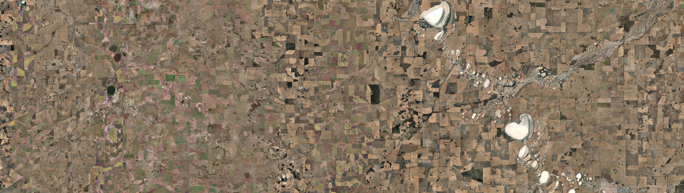 Aerial view of Kulin West, WA