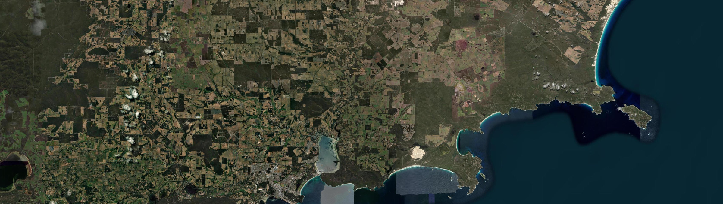 Aerial view of Kalgan, WA