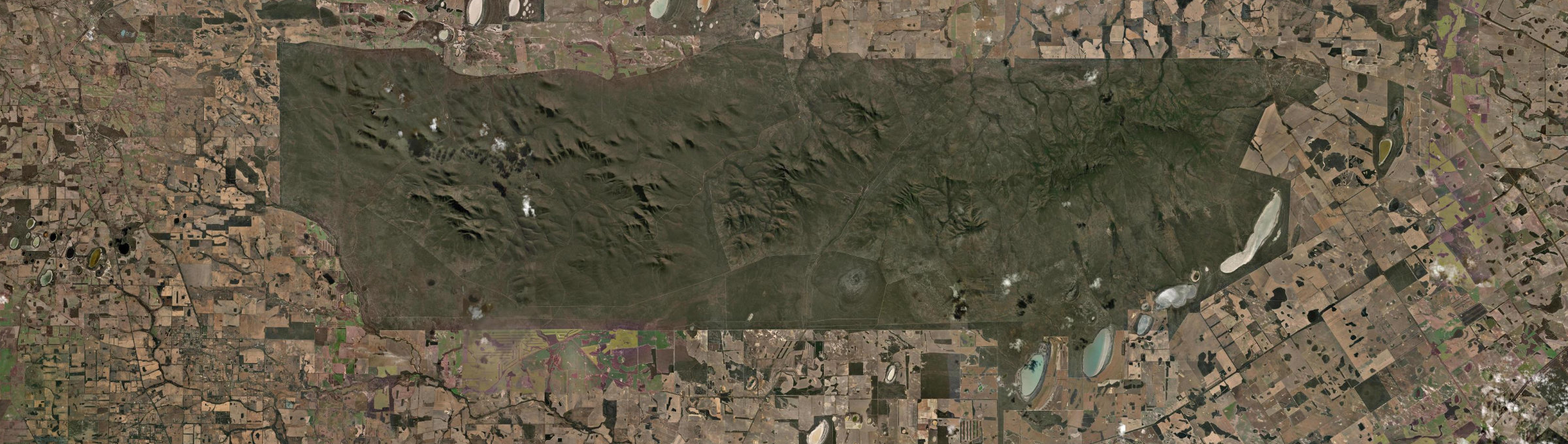 Aerial view of Stirling Range National Park, WA