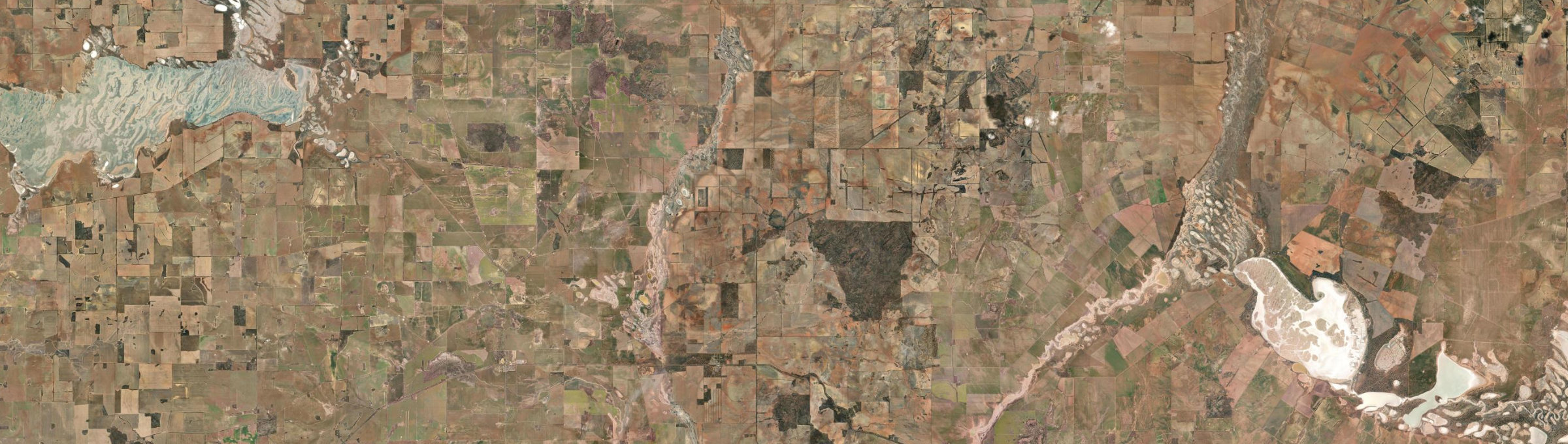 Aerial view of North Kununoppin, WA