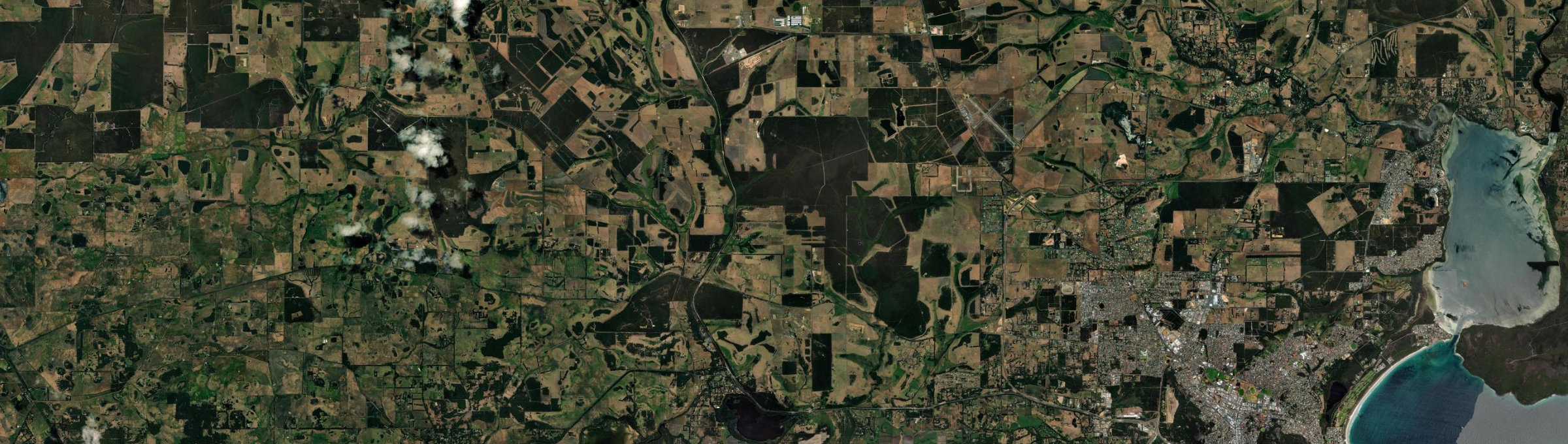 Aerial view of Marbelup, WA