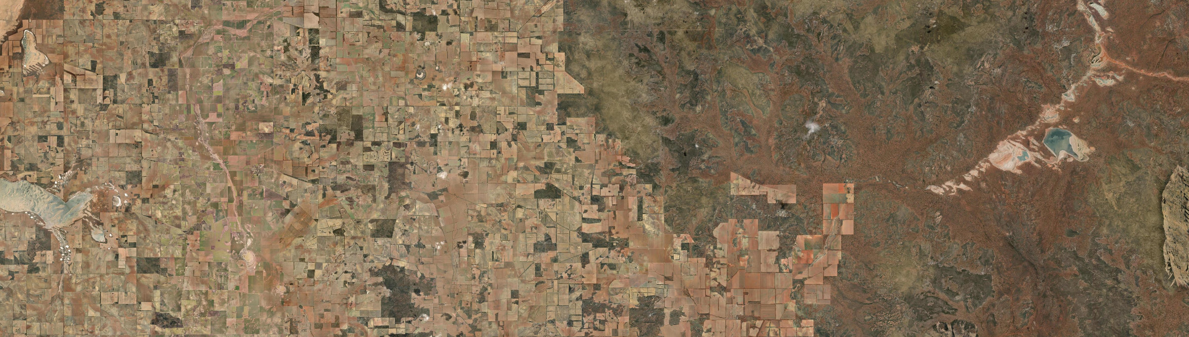 Aerial view of Bonnie Rock, WA