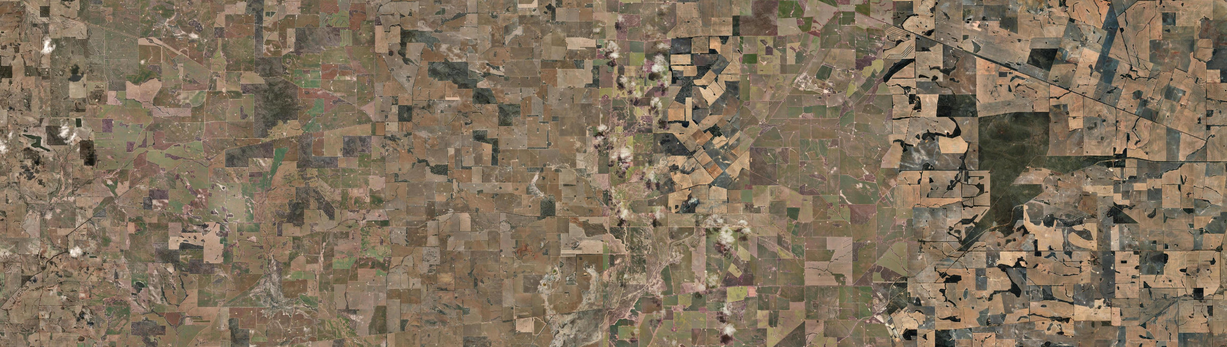 Aerial view of North Moulyinning, WA