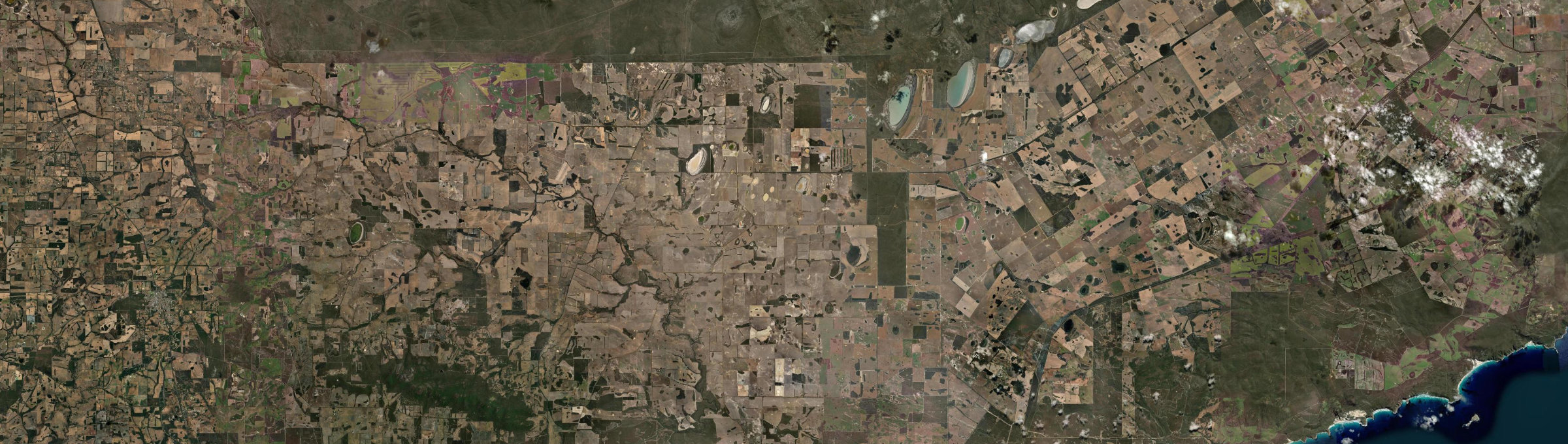Aerial view of Takalarup, WA