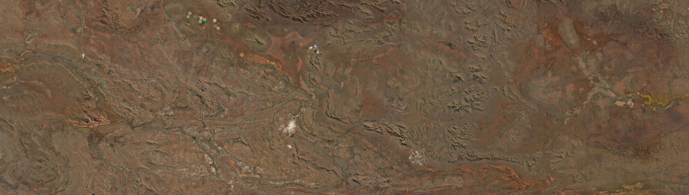 Aerial view of Karijini, WA