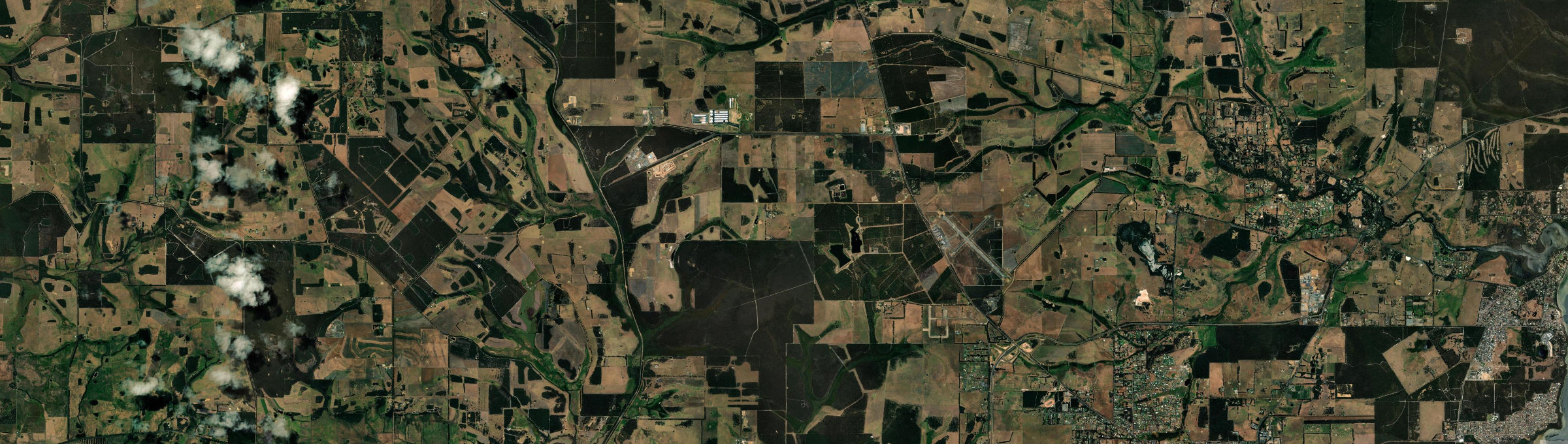 Aerial view of Drome, WA