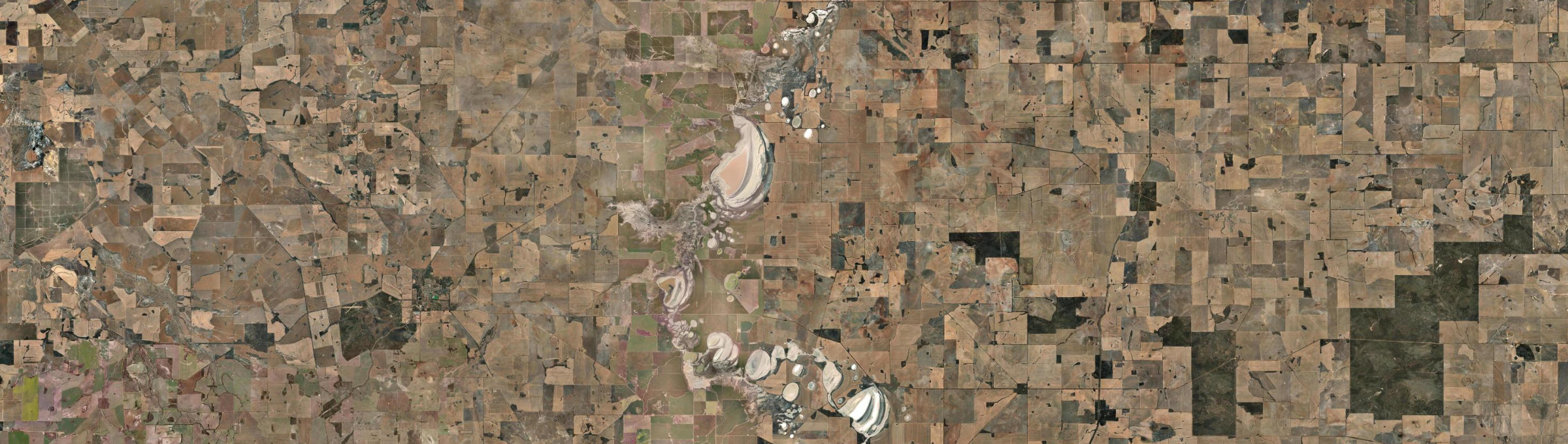 Aerial view of Kurrenkutten, WA