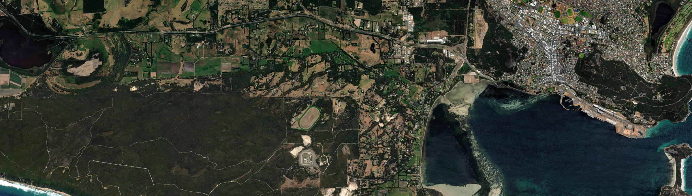 Aerial view of Robinson, WA