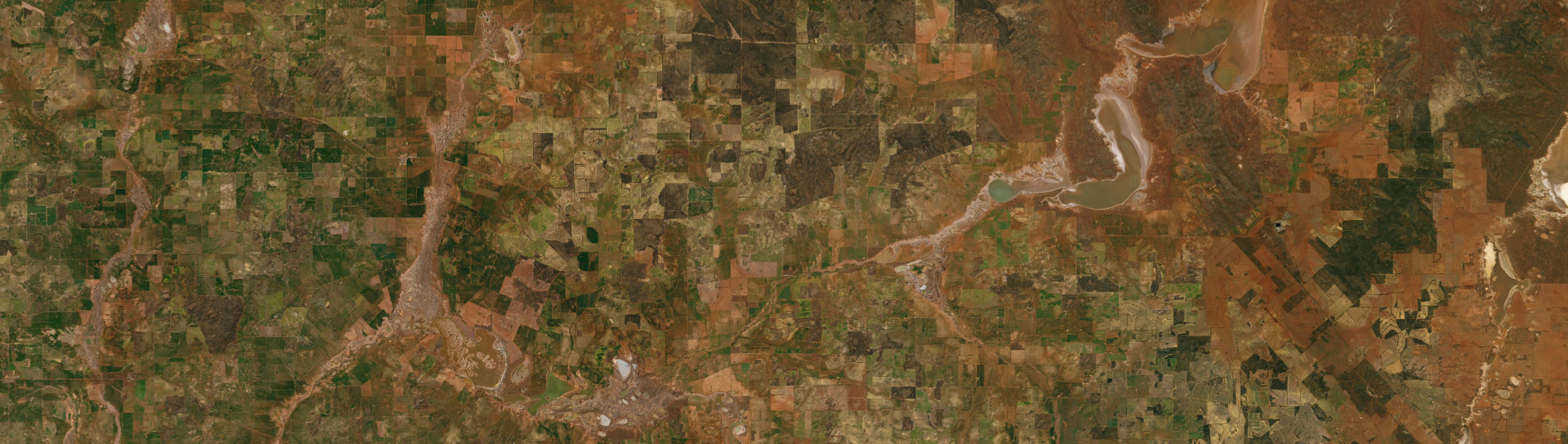 Aerial view of Warralakin, WA