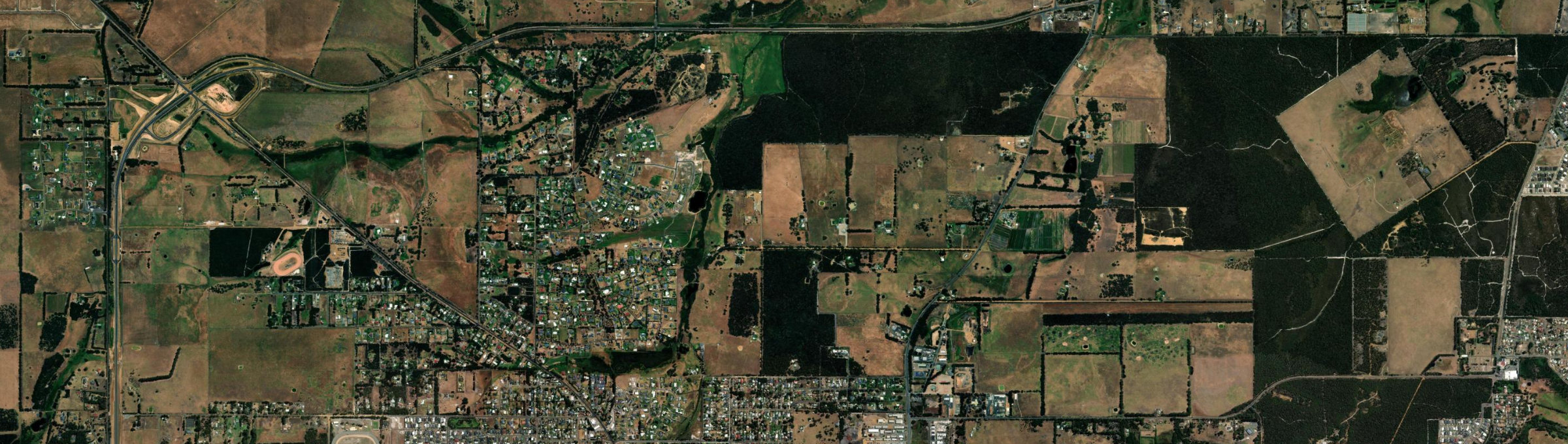 Aerial view of Warrenup, WA