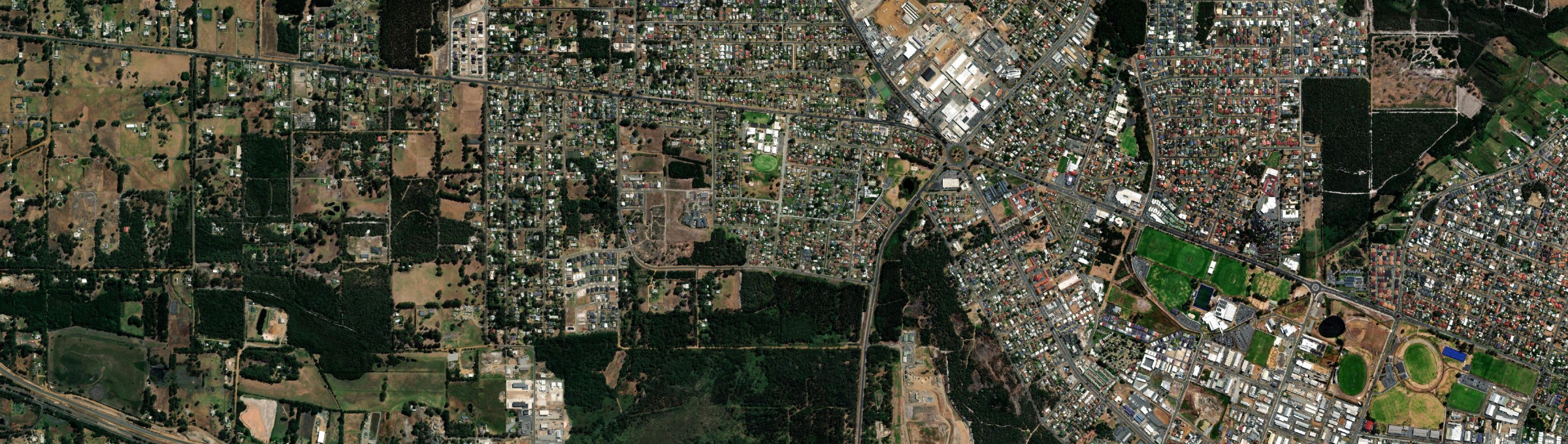 Aerial view of Lockyer (WA), WA