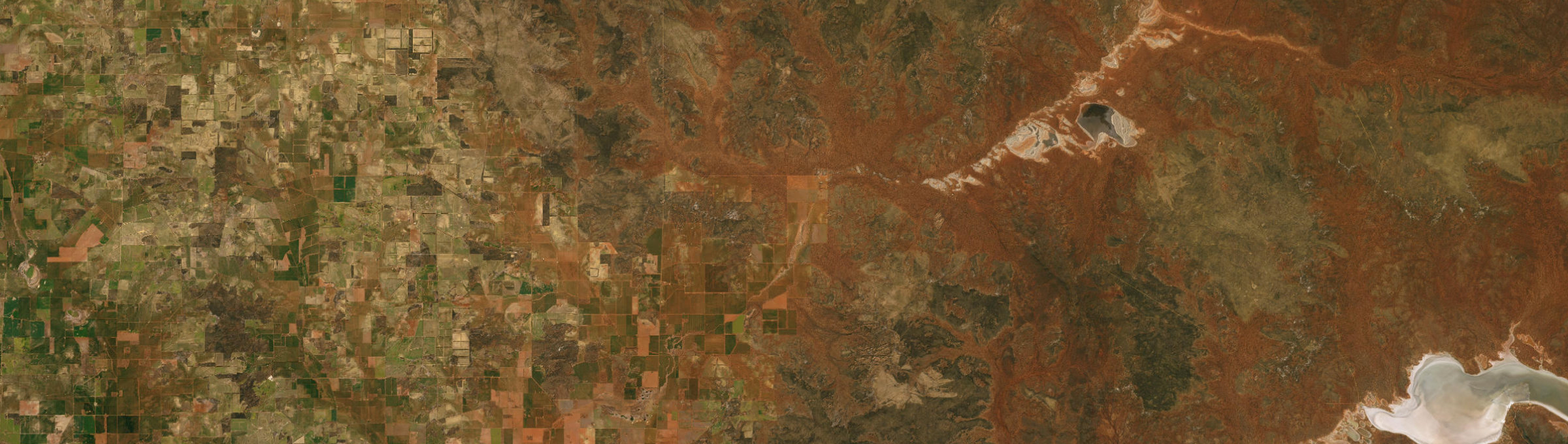 Aerial view of Elachbutting, WA