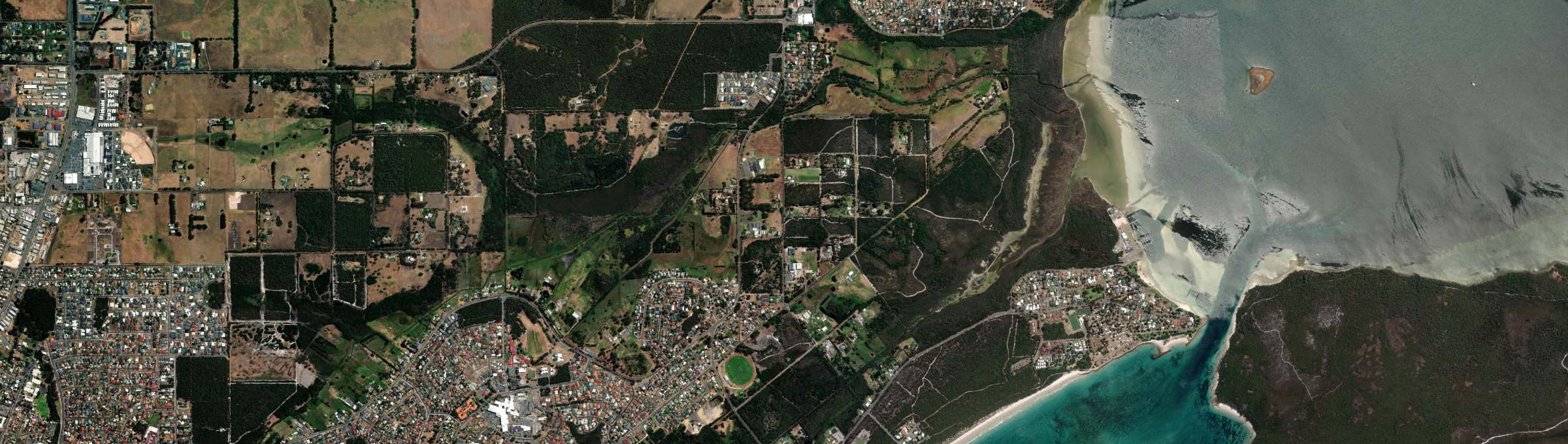 Aerial view of Collingwood Heights, WA