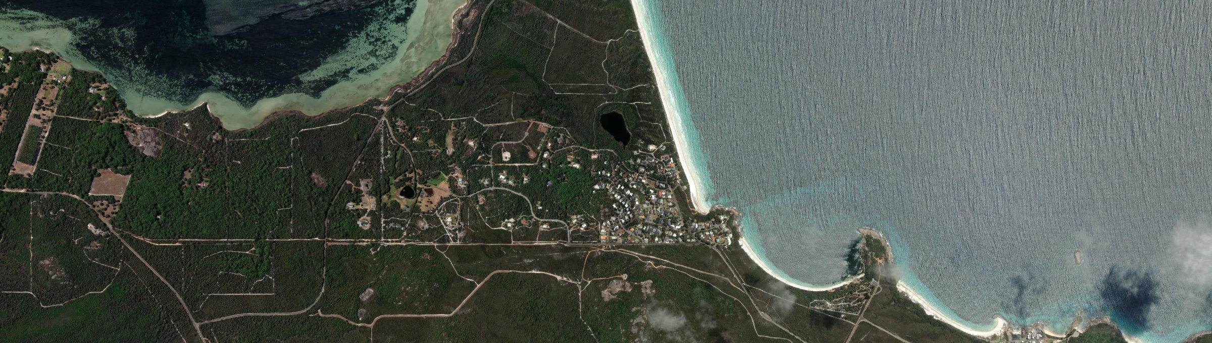 Aerial view of Goode Beach, WA