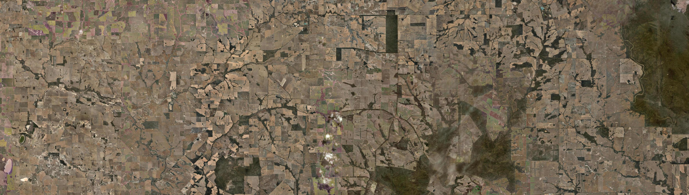 Aerial view of Cowalellup, WA