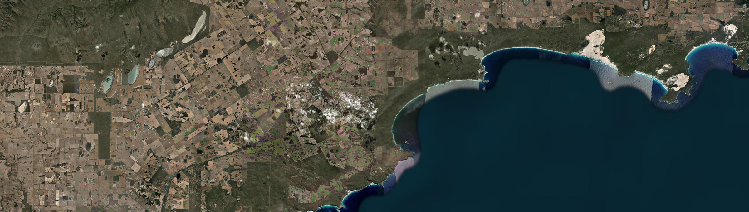 Aerial view of Wellstead, WA