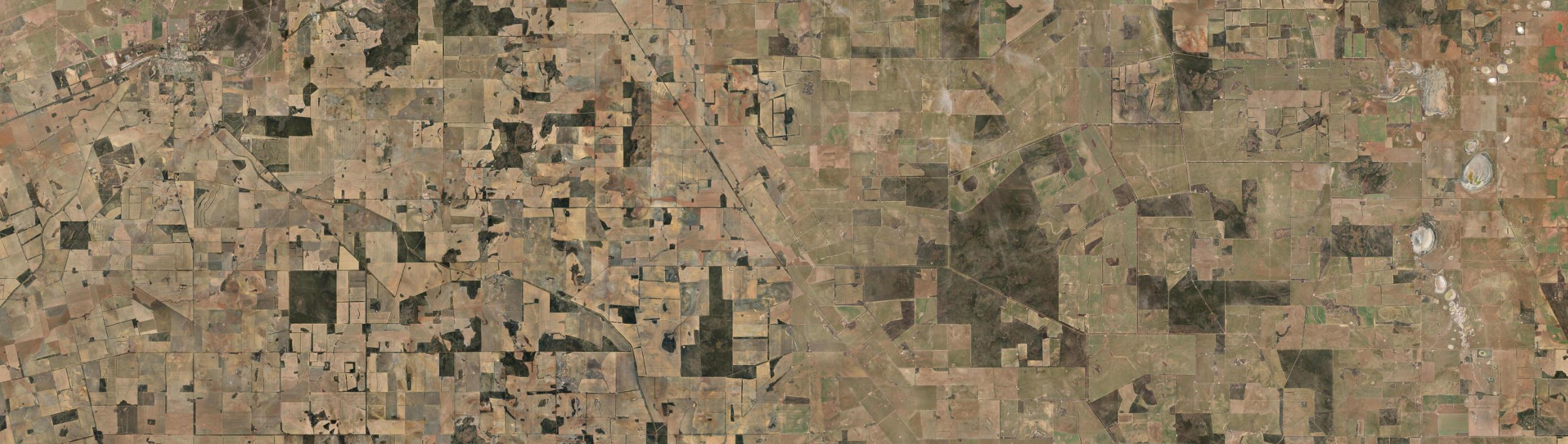 Aerial view of South Burracoppin, WA