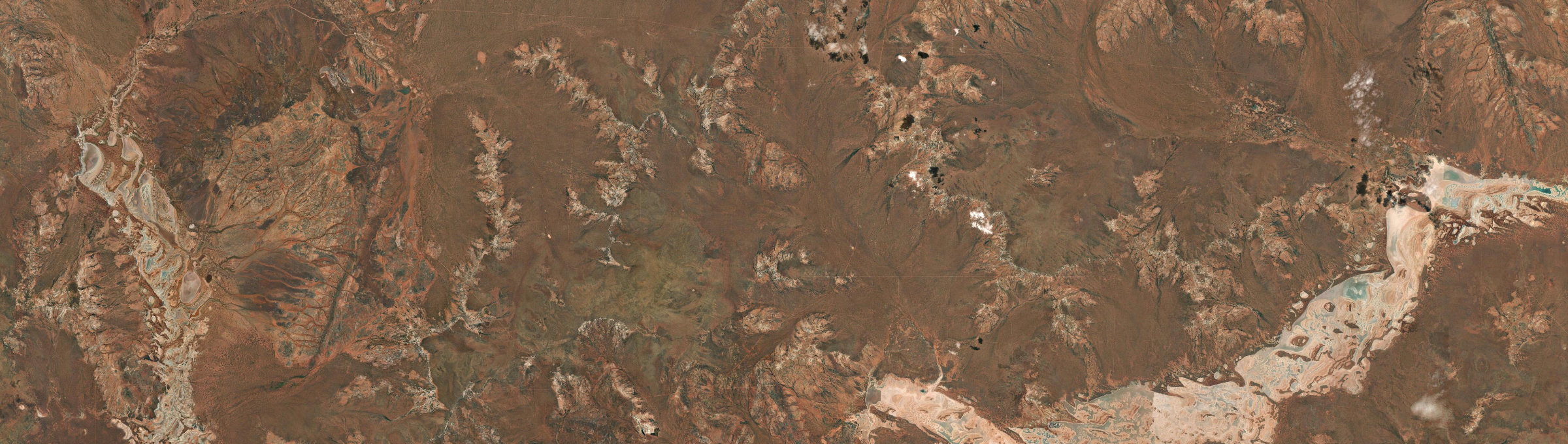 Aerial view of Sandstone, WA