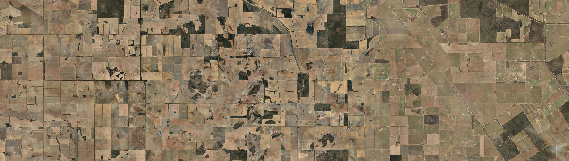 Aerial view of Tandegin, WA
