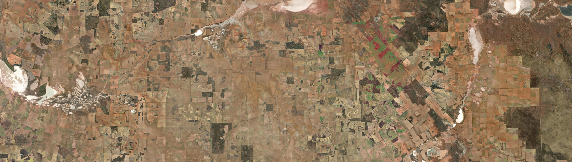 Aerial view of North Bodallin, WA
