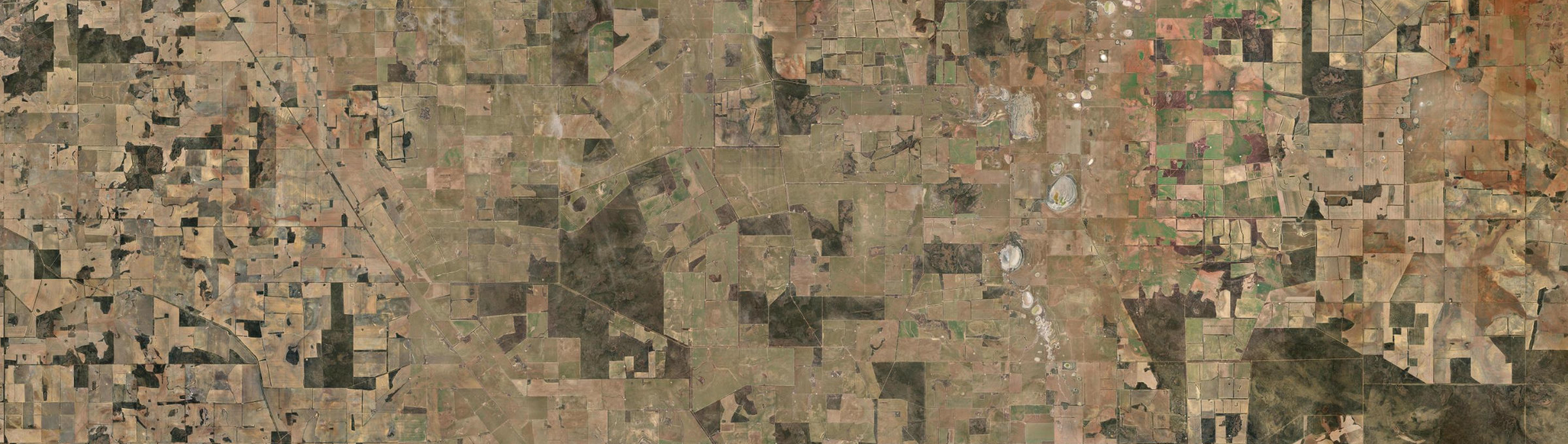 Aerial view of South Bodallin, WA