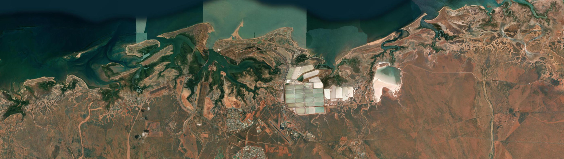 Aerial view of Port Hedland, WA