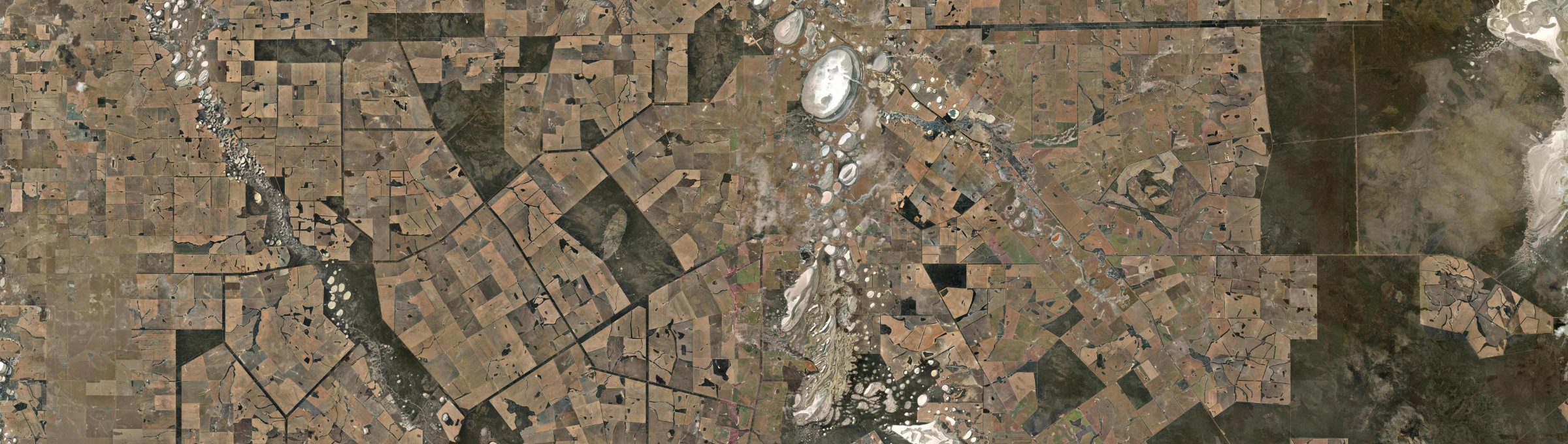 Aerial view of South Newdegate, WA