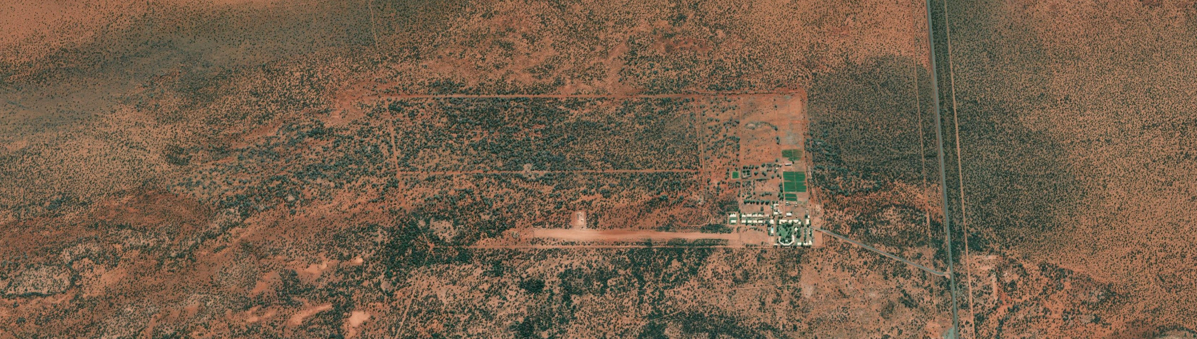 Aerial view of Karalundi, WA