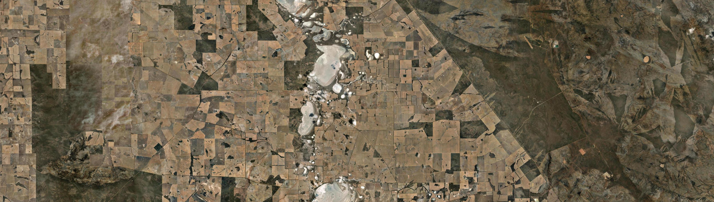 Aerial view of Holt Rock, WA