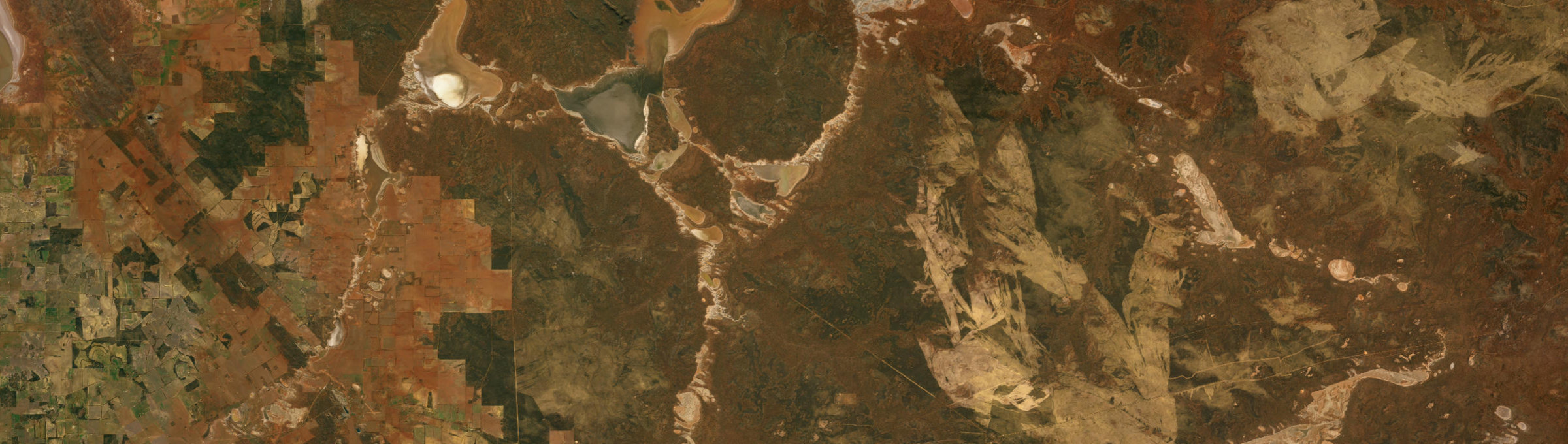 Aerial view of Yellowdine, WA
