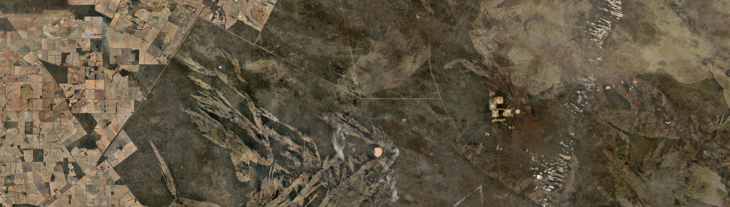 Aerial view of Mount Holland, WA