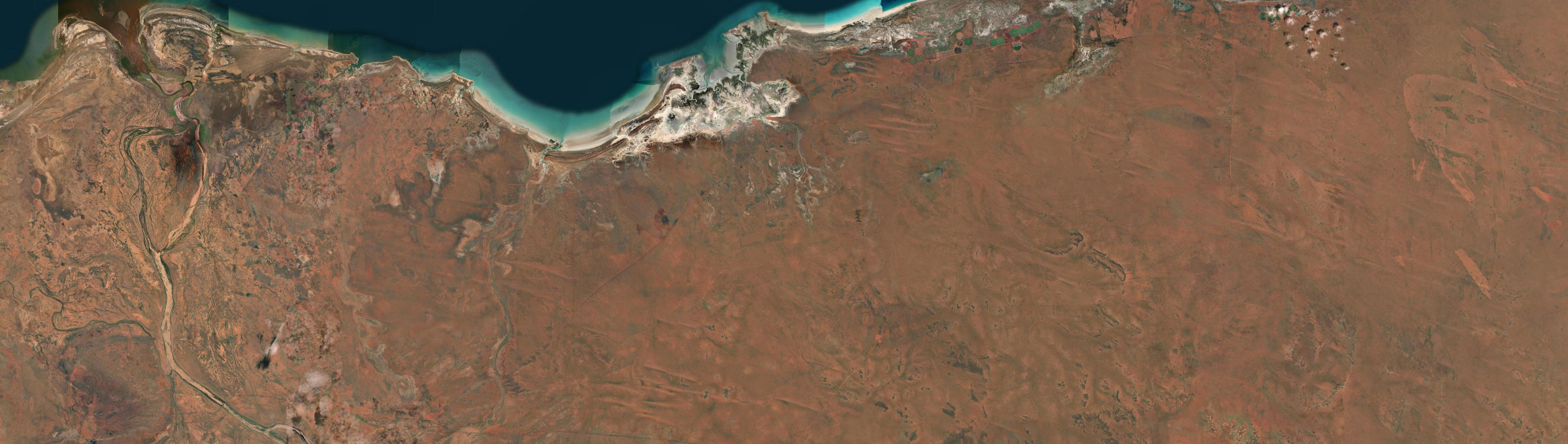 Aerial view of Pardoo, WA