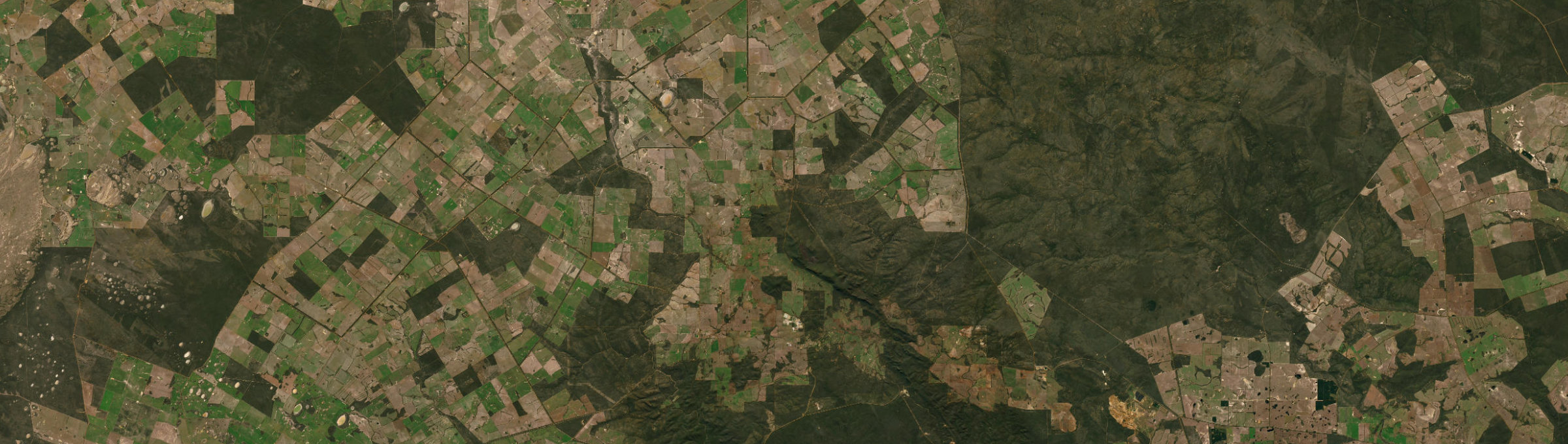Aerial view of Ravensthorpe, WA