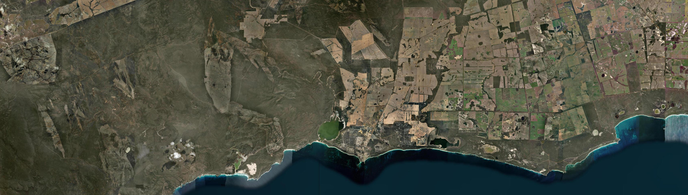 Aerial view of Hopetoun (WA), WA