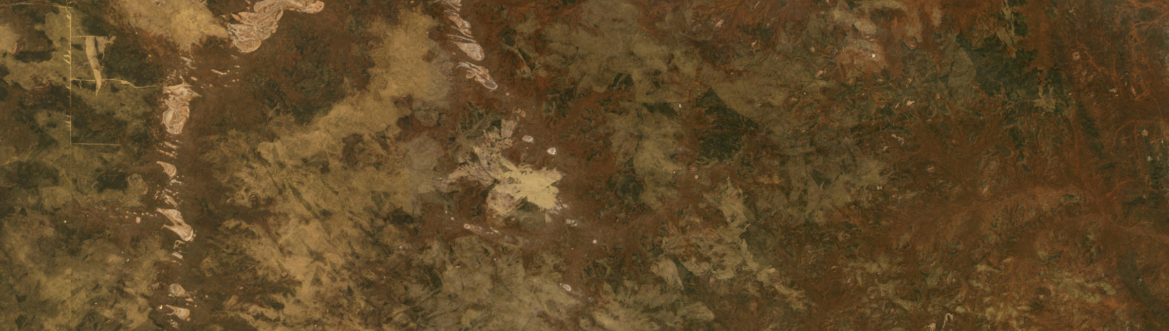 Aerial view of Victoria Rock, WA