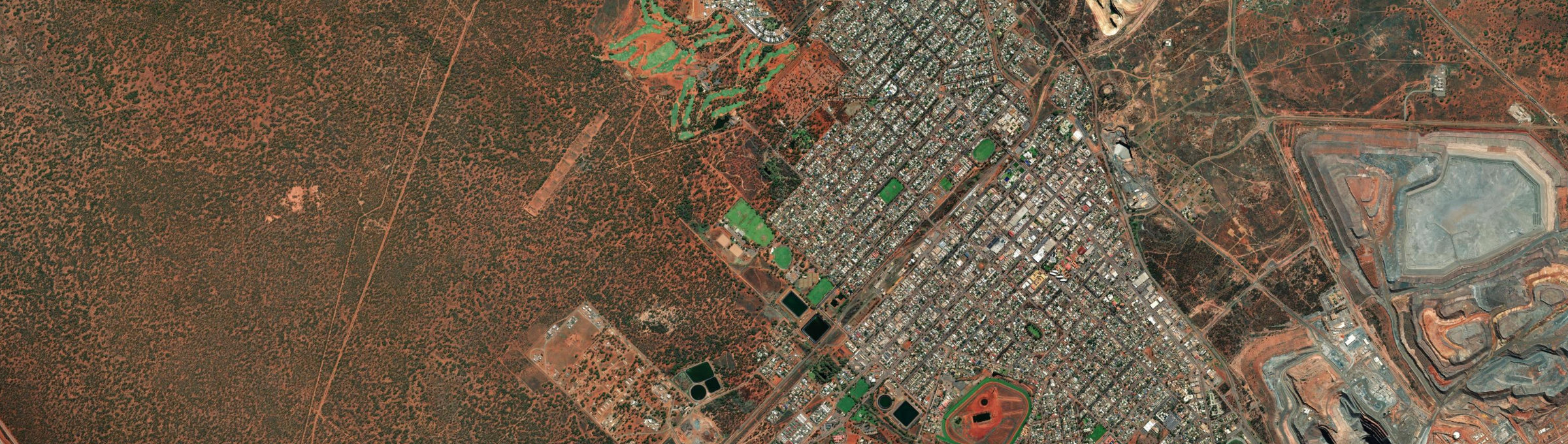 Aerial view of West Lamington, WA