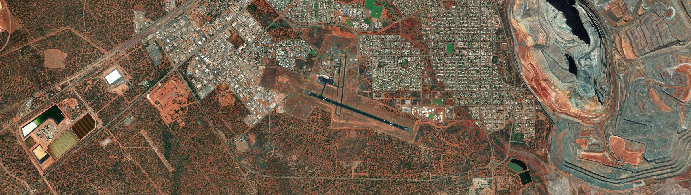 Aerial view of Broadwood, WA