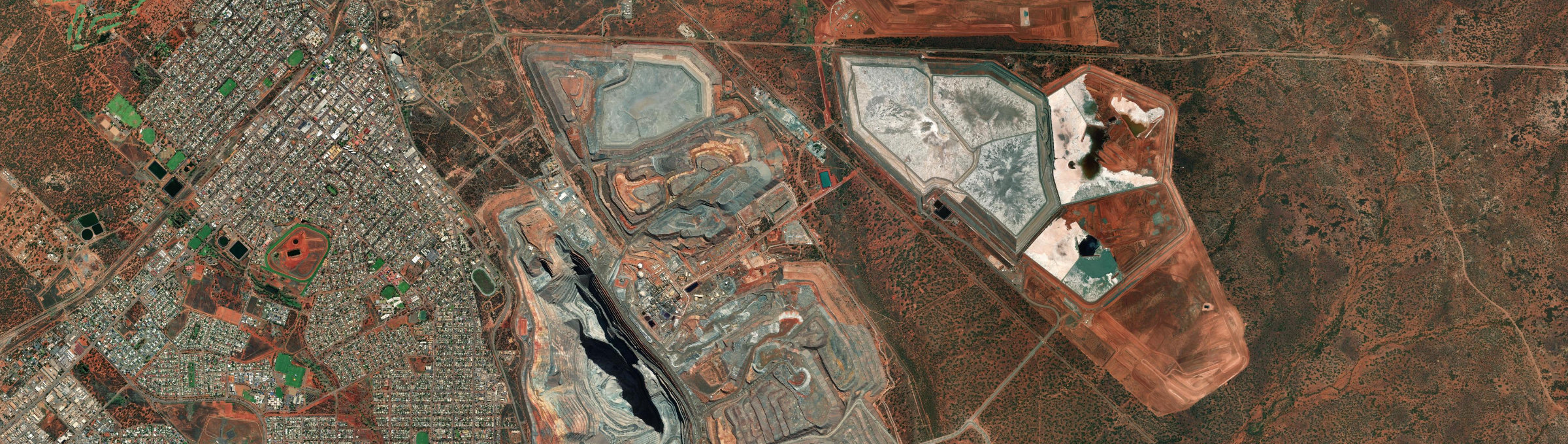 Aerial view of Brown Hill (WA), WA